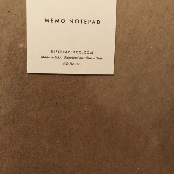 Rifle Paper Co notepad with gold foiling. - Picture 2 of 2